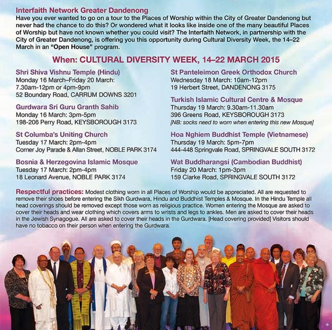 Cultural Diversity Week: Open House 2015